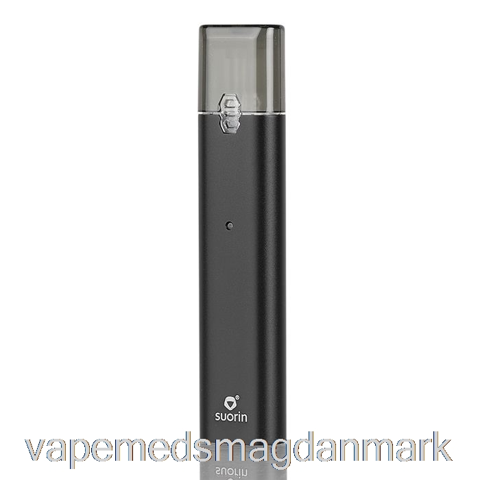 Engangs Vape Danmark Suorin Ishare Enkelt Bærbar Pod Kit Metal Edition - Sort